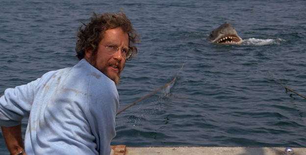 Richard Dreyfuss in a scene from the 1975 motion picture